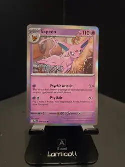 Espeon 033/131 Sv: Prismatic Evolutions Holo Rare Pokemon Trading Card TCG!! - Image 1