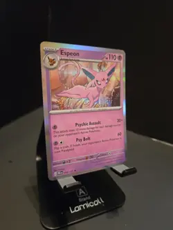Espeon 033/131 Sv: Prismatic Evolutions Holo Rare Pokemon Trading Card TCG!! - Image 2