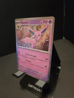 Espeon 033/131 Sv: Prismatic Evolutions Holo Rare Pokemon Trading Card TCG!! - Image 3