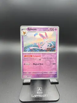 Sylveon 040/131 Sv: Prismatic Evolutions Reverse Holo Rare Pokemon Trading Card! - Image 1