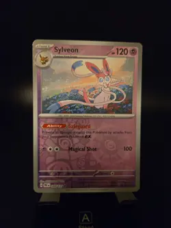 Sylveon 040/131 Sv: Prismatic Evolutions Reverse Holo Rare Pokemon Trading Card! - Image 2