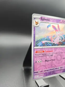 Sylveon 040/131 Sv: Prismatic Evolutions Reverse Holo Rare Pokemon Trading Card! - Image 3