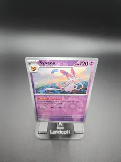 Sylveon 040/131 Sv: Prismatic Evolutions Reverse Holo Rare Pokemon Trading Card! - Image 5