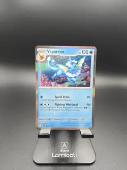 Vaporeon 022/131 Sv: Prismatic Evolutions Holo Pokemon Trading Card Game Rare! - Image 1