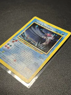 Pokemon TCG Shining Gyarados Neo Revelation Holo Card 65/64 HP/DMG - Image 3