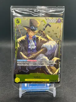 Sabo P-073 One Piece Promotion Cards Foil Sealed Pack Tin Pack Vol.2 English - Image 1