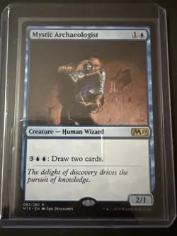 MYSTIC ARCHAEOLOGIST 063/280 CORE SET 2019 M19 MTG MAGIC NM - Image 1