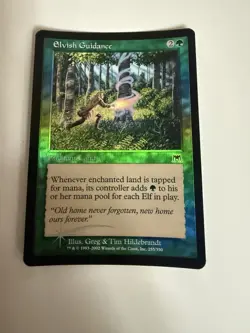MTG FOIL Elvish Guidance – Onslaught Card # 255 LP - Image 1