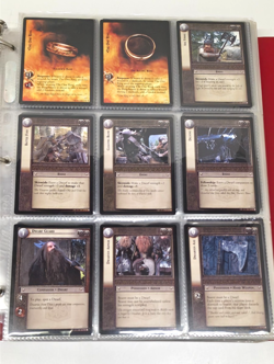 LOTR CCG TCG Complete Set 1 Fellowship of the Ring 365 Cards 1R 1U 1C w/ Binder - Image 1