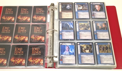 LOTR CCG TCG Complete Set 1 Fellowship of the Ring 365 Cards 1R 1U 1C w/ Binder - Image 2