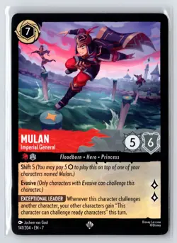 Mulan #141/204 Archazia's Island Disney Lorcana - Image 1