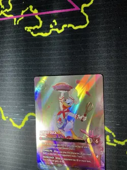Disney Lorcana Donald Duck - Pie Slinger Enchanted Foil 214/204 English - Image 3