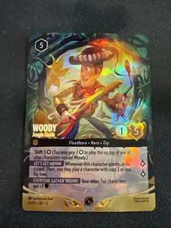 Disney Lorcana – Woody, Jungle Guide (54/P3 EN-12) – Set Championship Top 8 Foil - Image 1