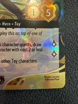 Disney Lorcana – Woody, Jungle Guide (54/P3 EN-12) – Set Championship Top 8 Foil - Image 4