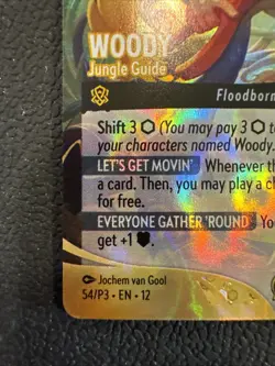 Disney Lorcana – Woody, Jungle Guide (54/P3 EN-12) – Set Championship Top 8 Foil - Image 5