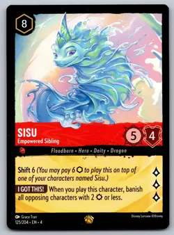 Disney Lorcana Sisu Empowered Sibling 125/204 Ursula's Return Non-Foil - Image 1
