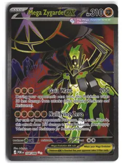 Mega Zygarde ex 104/088 Ultra Rare Perfect Order Pokemon Holo NM - Image 1