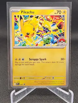Pokemon TCG Pikachu Black Star Promo 2025 World Championship 225 SVP English - Image 1