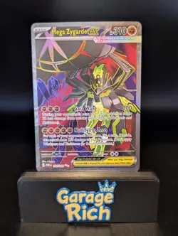 Mega Zygarde EX 104/088 Full Art Holo Rare - Perfect Order Pokemon TCG NM+ - Image 1