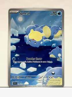 Spheal 199/191 Illustration Rare Surging Sparks Pokemon Card TCG NM - Image 1