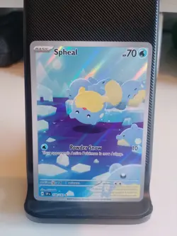 Spheal 199/191 Sv08: Surging Sparks Holo Pokemon TCG Card Illustration Rare - Image 1