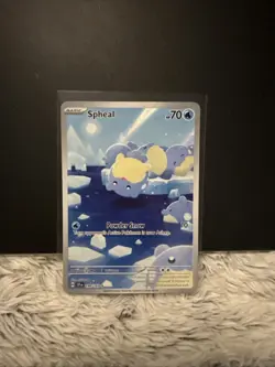 Spheal 199/191 Sv08: Surging Sparks Holo Pokemon TCG Card Illustration Rare - NM - Image 1