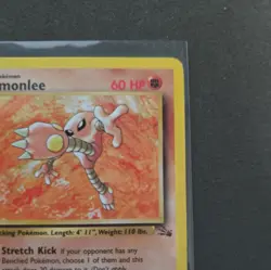 Pokemon TCG Hitmonlee 22/62 - English Fossil WOTC Non Holo Card NM - Image 4