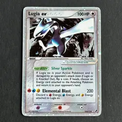 Lugia ex 105/115 EX Unseen Forces Holo Rare Pokemon Card - Image 1