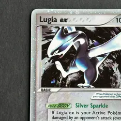 Lugia ex 105/115 EX Unseen Forces Holo Rare Pokemon Card - Image 2