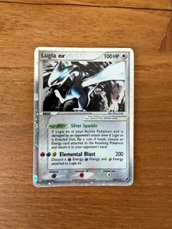 Pokemon Lugia EX TCG Holo Rare Card Unseen Forces 105/115 - Image 1