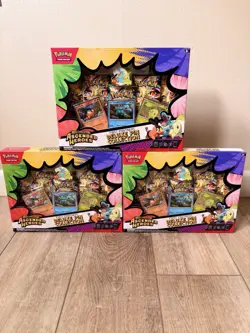 Pokemon TCG Mega Evolution Ascended Heroes Deluxe Pin Collection 3 Boxes. - Image 1