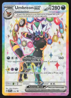 Umbreon ex SVP 176 Promo Pokemon Scarlet & Violet Promo NM - Image 1