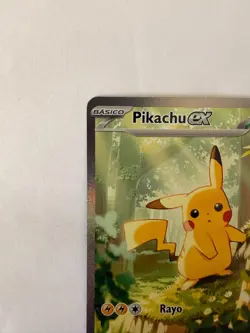 Pikachu ex 276/217 SIR Heroes Ascendidos Espanol Full Art Pokemon TCG ASC - Image 2