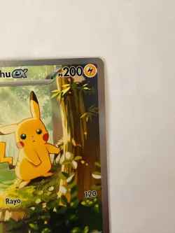 Pikachu ex 276/217 SIR Heroes Ascendidos Espanol Full Art Pokemon TCG ASC - Image 3