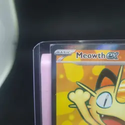 Meowth ex 107/088 Ultra Rare Perfect Order Pokemon TCG Card Near Mint 2026 F/A - Image 3