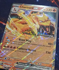 Charizard ex 006/165 Double Rare 151 Pokemon Holo NM/M - Image 4