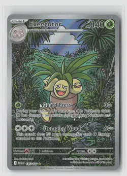 Exeggutor #135/132 Me01 Mega Evolution Illustration Rare Pokemon TCG NM - Image 1