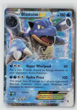 Blastoise Ex #17/83 Generations Ultra Rare Pokemon TCG LP - Image 1