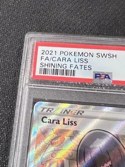 Cara Liss PSA 9 Full Art Holo 067/072 Shining Fates Sword Shield Pokemon TCG - Image 2