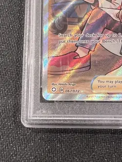 Cara Liss PSA 9 Full Art Holo 067/072 Shining Fates Sword Shield Pokemon TCG - Image 4