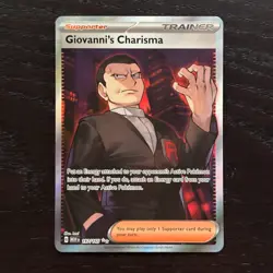 Giovanni's Charisma 197/165 Pokemon 151 Scarlet & Violet Ultra Rare Holo NM - Image 1