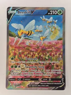 Beedrill V - 161/189 - Alternate Art - Astral Radiance - Pokemon Card - NM - Image 1