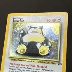 Pokemon TCG Snorlax 11/64 Jungle Holo Rare Unlimited 1999 English MP - Image 4