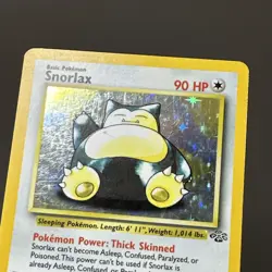 Pokemon TCG Snorlax 11/64 Jungle Holo Rare Unlimited 1999 English MP - Image 5
