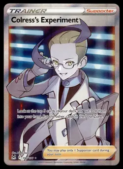 COLRESS'S EXPERIMENT - 190/196 Ultra Rare Lost Origin Pokemon NM - Image 1
