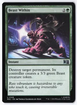 Beast Within 169 Commander: Marvel Super Heroes - Image 1
