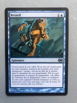 Mtg Carte Magic Future Sight Delay Retard French LP - Image 1