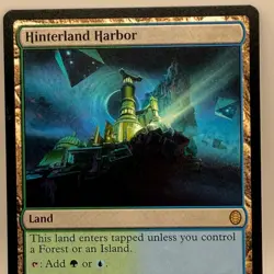 Hinterland Harbor Rare Land TMC Teenage Mutant Ninja Turtles 0069 MTG Card - Image 1