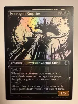 Necrogen Rotpriest Foil (296) Showcase Phyrexia: All Will Be One ONE MTG Magic - Image 1