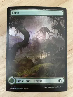 MTG Forest #0308 Modern Horizons 3 FOIL Land MH3 NM/M - Image 1